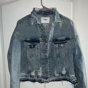 Distressed Denim Jacket